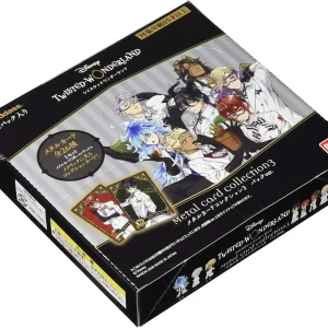 Bandai Disney Twisted Wonderland Metal Cards 3-Pack Set