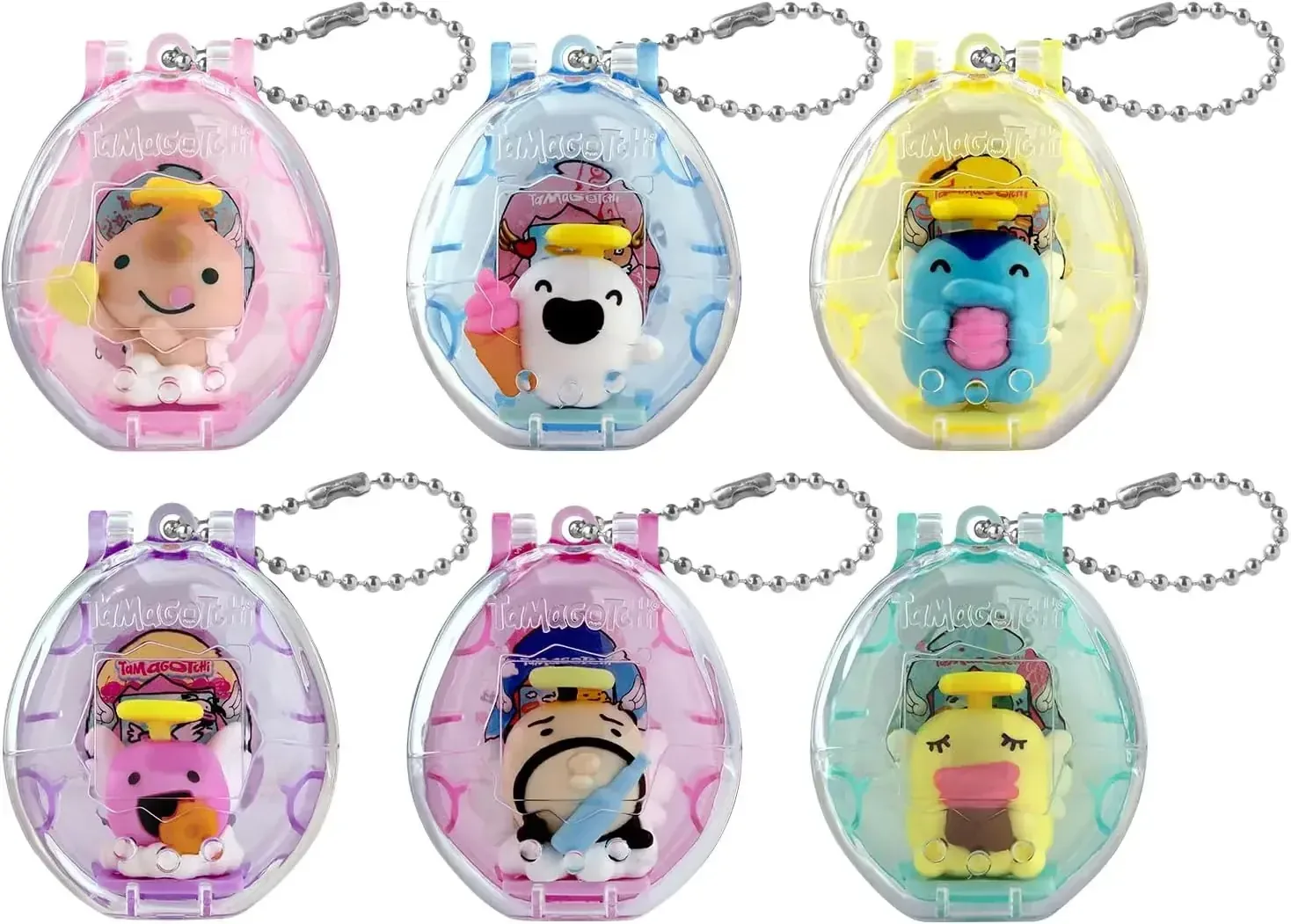 BANDAI Tamagotchi Angel Snack Time Figures Collectible Set