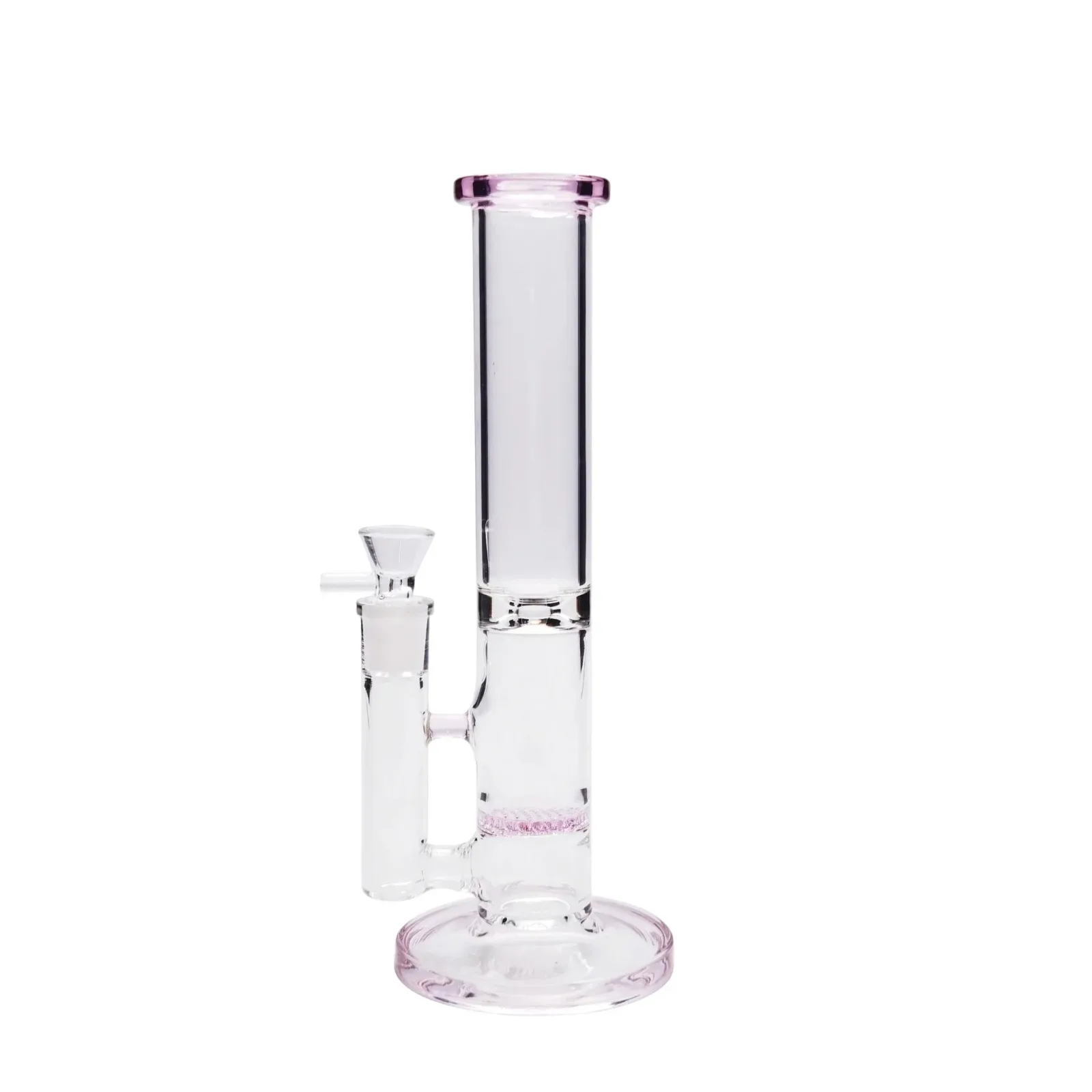 Banded Honeycomb Perc Bong - 10in