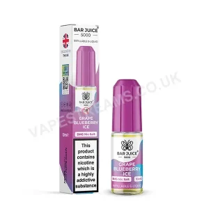 Bar Juice 5000 Grape Blueberry Ice Nic Salt E-Liquid