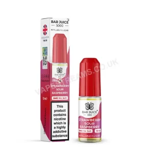 Bar Juice 5000 Strawberry Sour Raspberry Nic Salt E-Liquid