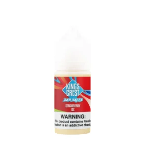 Bar Salts Strawberry Ice 30ml E-Juice | King's Crest