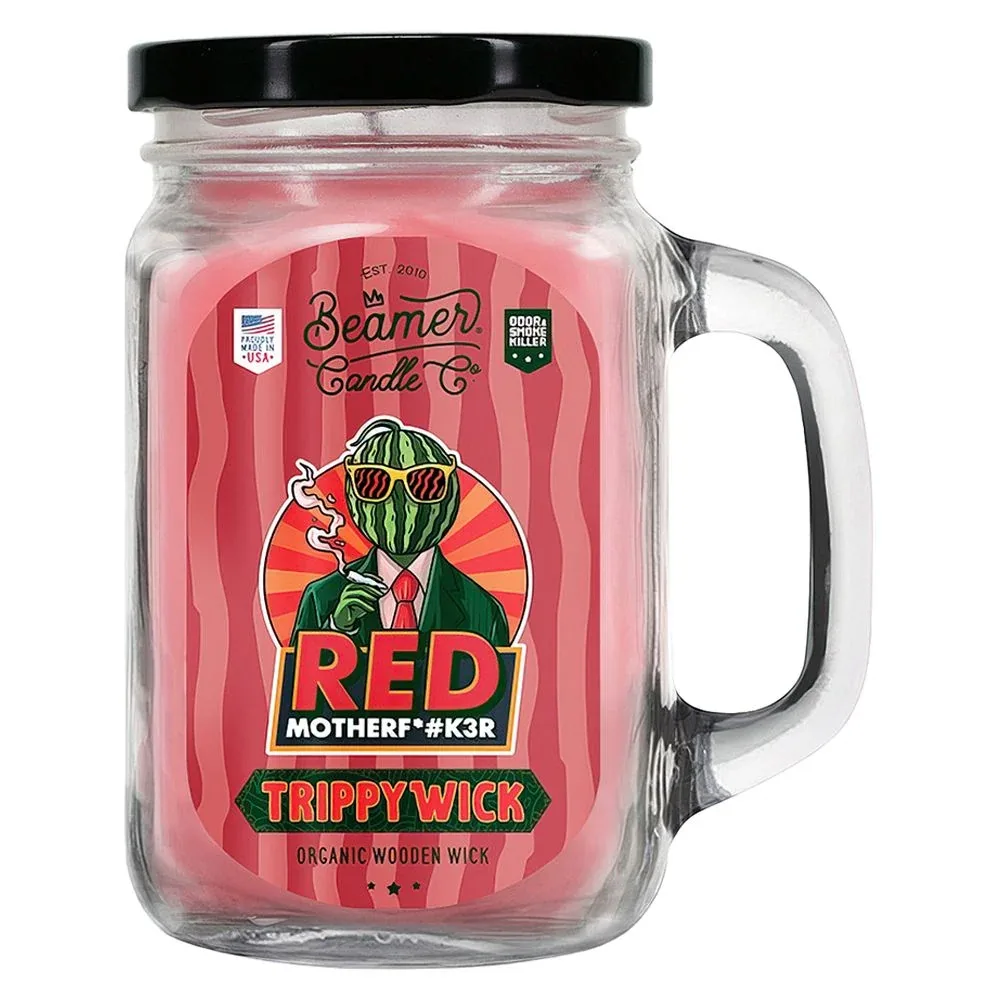 Beamer Candle Co. Trippy Wick Collection Mason Jar Candle | 12oz - Image 2