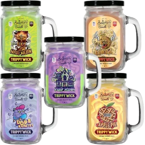 Beamer Candle Co. Trippy Wick Collection Mason Jar Candle | 12oz
