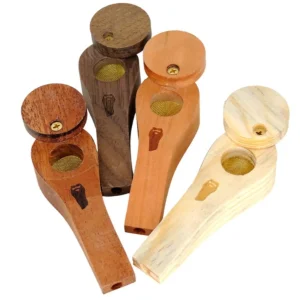 Bearded Circular Wood Pipe - 3.25in