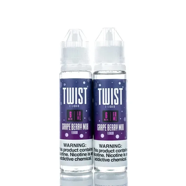 Berry TWIST E-Liquids – Purple Grape – 120ml - Image 2