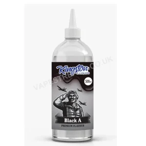 Black A 500ml E-Liquid Shortfill by Kingston
