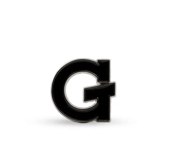 Black G Enamel Pin