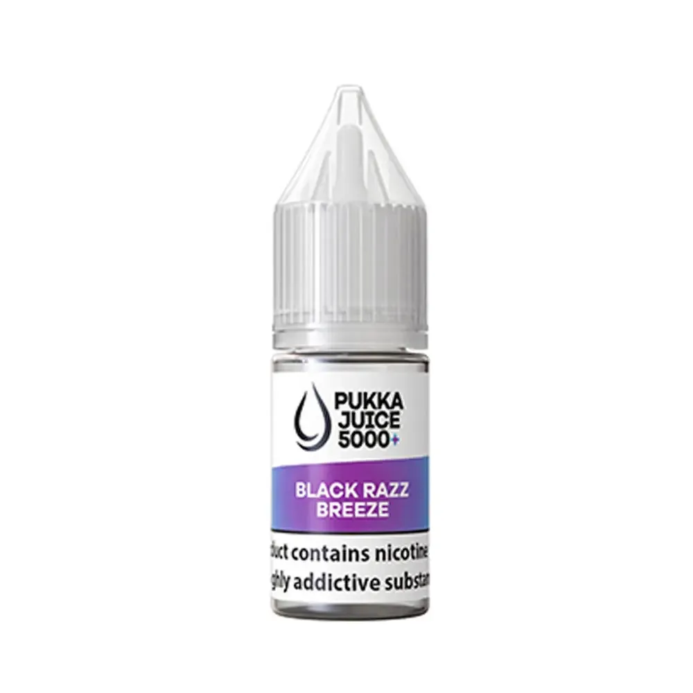Black Razz Breeze 10ml Nic Salt by Pukka Juice 5000+