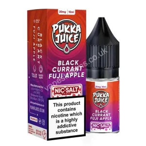 Blackcurrant Fuji Apple Nicotine Salt E-Liquid by Pukka Juice