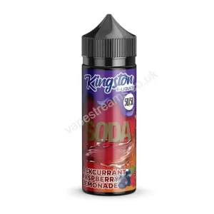 Blackcurrant Raspberry Lemonade Soda E-Liquid Shortfill by Kingston 50/50