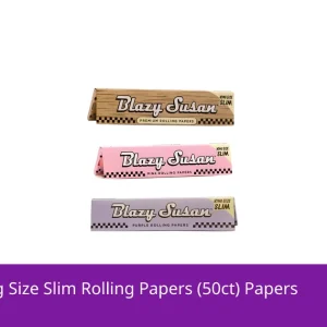 Blazy Susan King Size Slim Rolling Papers (50ct) Papers