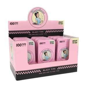 BLAZY SUSAN TIPS IN TIN PINK-100 COUNT | Pack of 12