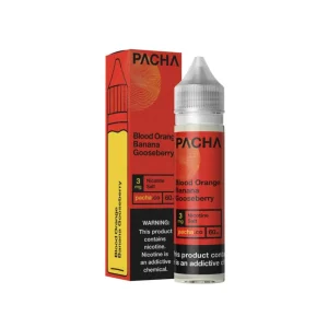 Blood Orange Banana Gooseberry Synthetic Nicotine 60ml E-Juice | Pacha
