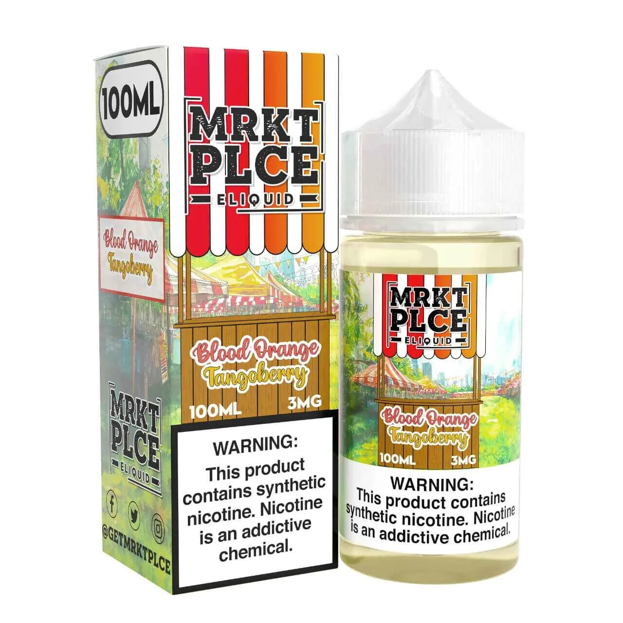 Blood Orange Tangoberry 100ml E-Juice | MRKTPLCE