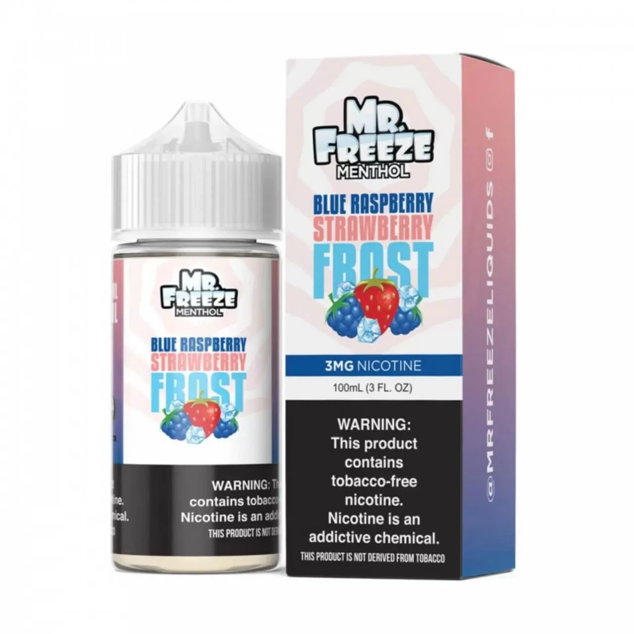 Blue Raspberry Strawberry Frost 100ml E-Juice | Mr.Freeze