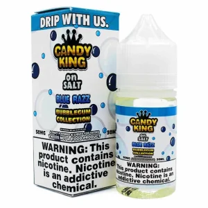 Blue Razz Bubblegum Collection 50mg Candy King Salt - 30mL