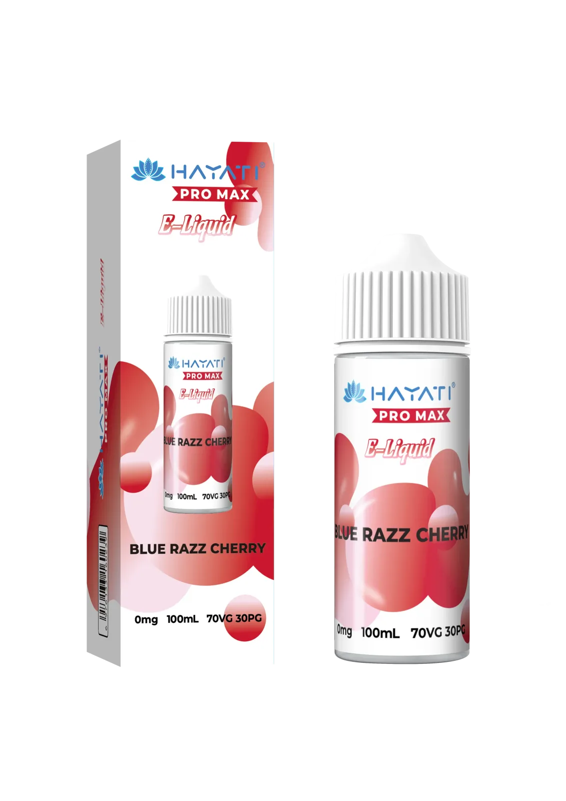 BLUE RAZZ CHERRY HAYATI PRO MAX E-LIQUID 100ML NO NICOTINE