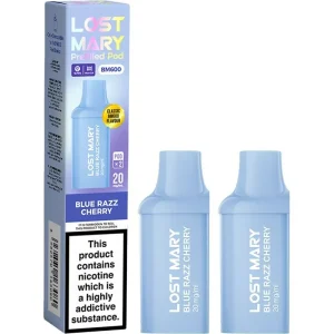 Blue razz cherry Lost Mary BM600 pods 2 pack