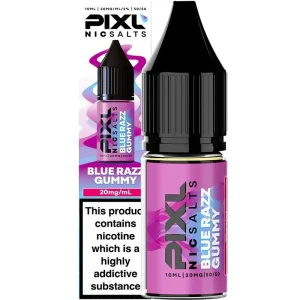 Blue razz gummy PIXL Nic Salts e-liquid 10ml