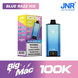 Blue Razz Ice - JNR Big Mac 100k Disposable Vape