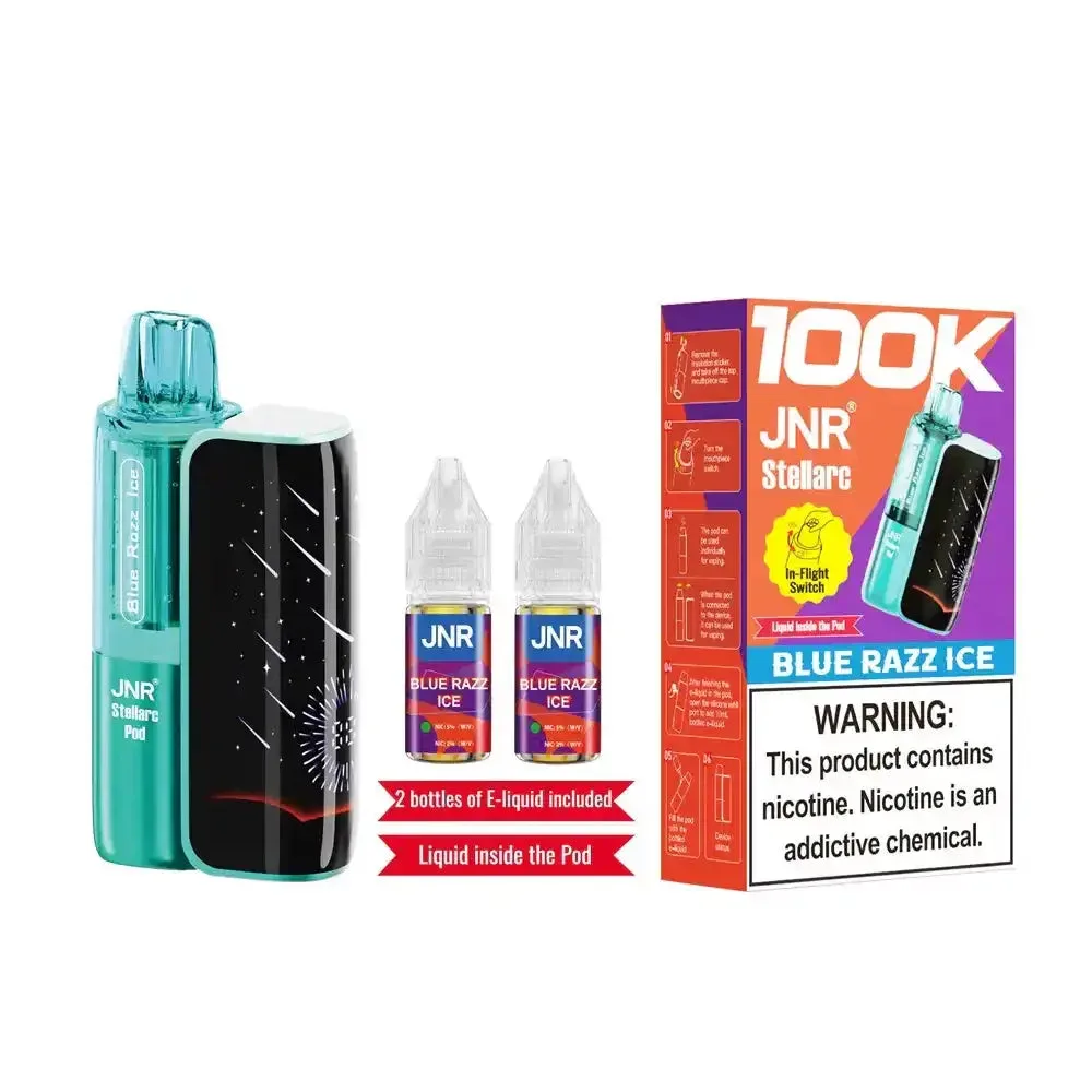 Blue Razz Ice - JNR Stellarc 100k Disposable Vape Kit
