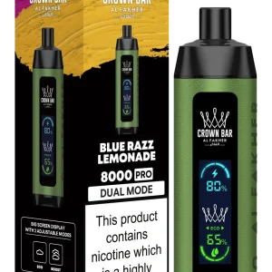 Blue Razz Lemonade Al Fakher Crown Bar 8000 Pro