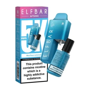 Blue Razz Lemonade Elf Bar AF5000 Reusable Vape 5000 Puffs