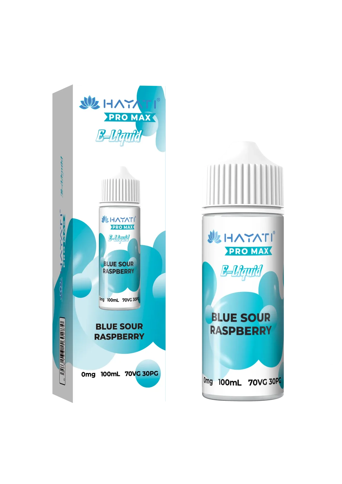 BLUE SOUR RASPBERRY HAYATI PRO MAX E-LIQUID 100ML NO NICOTINE