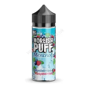 Blueberries & Raspberries Menthol E-Liquid Shortfill by Moreish Puff