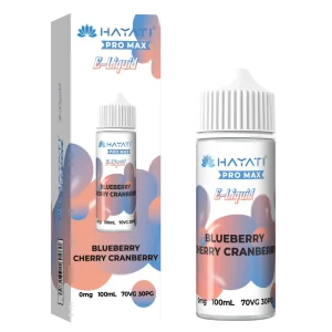 BLUEBERRY CHERRY CRANBERRY HAYATI PRO MAX E-LIQUID 100ML NO NICOTINE
