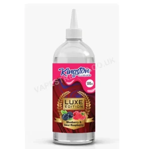 Blueberry & Sour Raspberry 500ml E-Liquid Shortfill by Kingston