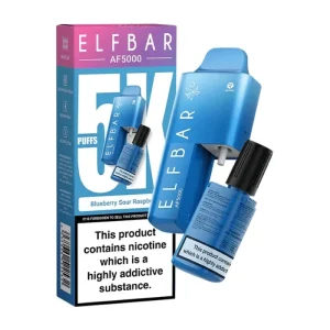 Blueberry Sour Raspberry Elf Bar AF5000 Reusable Vape 5000 Puffs