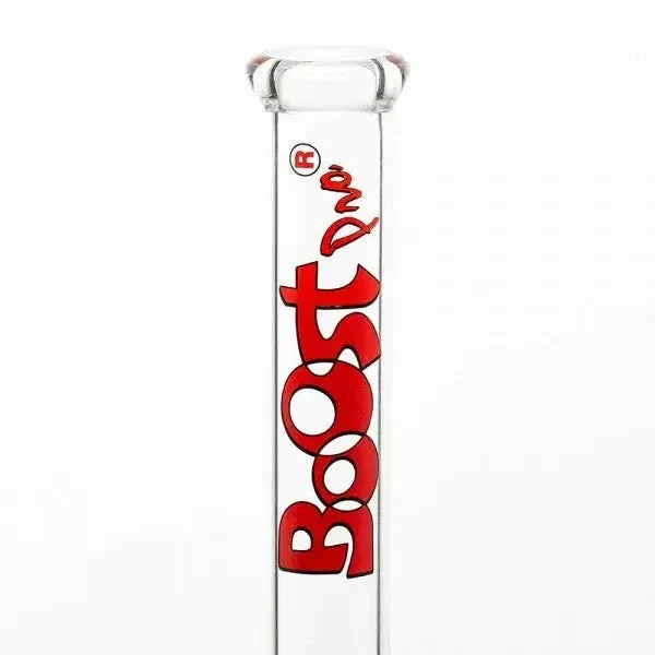 Boost | 17" Red Beaker Base Glass Water Pipe - Image 2
