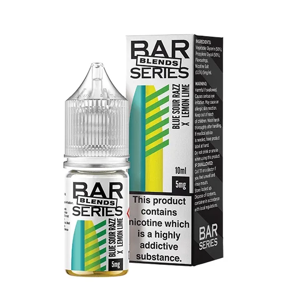 Box of 10 – 5mg Bar Series Blends 10ml Nic Salts (50VG/50PG)