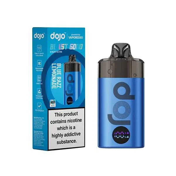 Box of 5 – 20mg Vaporesso Dojo Blast 6000 (6K Puffs) Vape Kit - Image 2