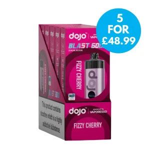 Box of 5 – 20mg Vaporesso Dojo Blast 6000 (6K Puffs) Vape Kit