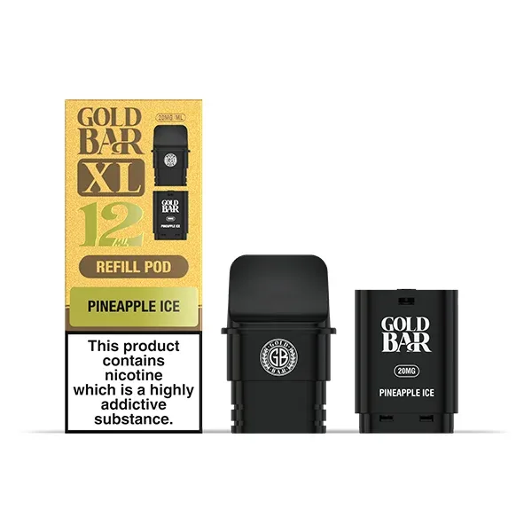Box of 5 – Gold Bar XL Prefilled Replacement Pods - Image 2