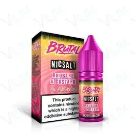 Brutal Rhubarb & Custard Nic Salt Vape Juice