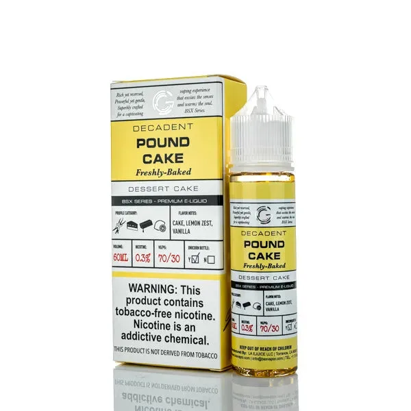 BSX Vapor E-Liquid – Pound Cake – 60ml