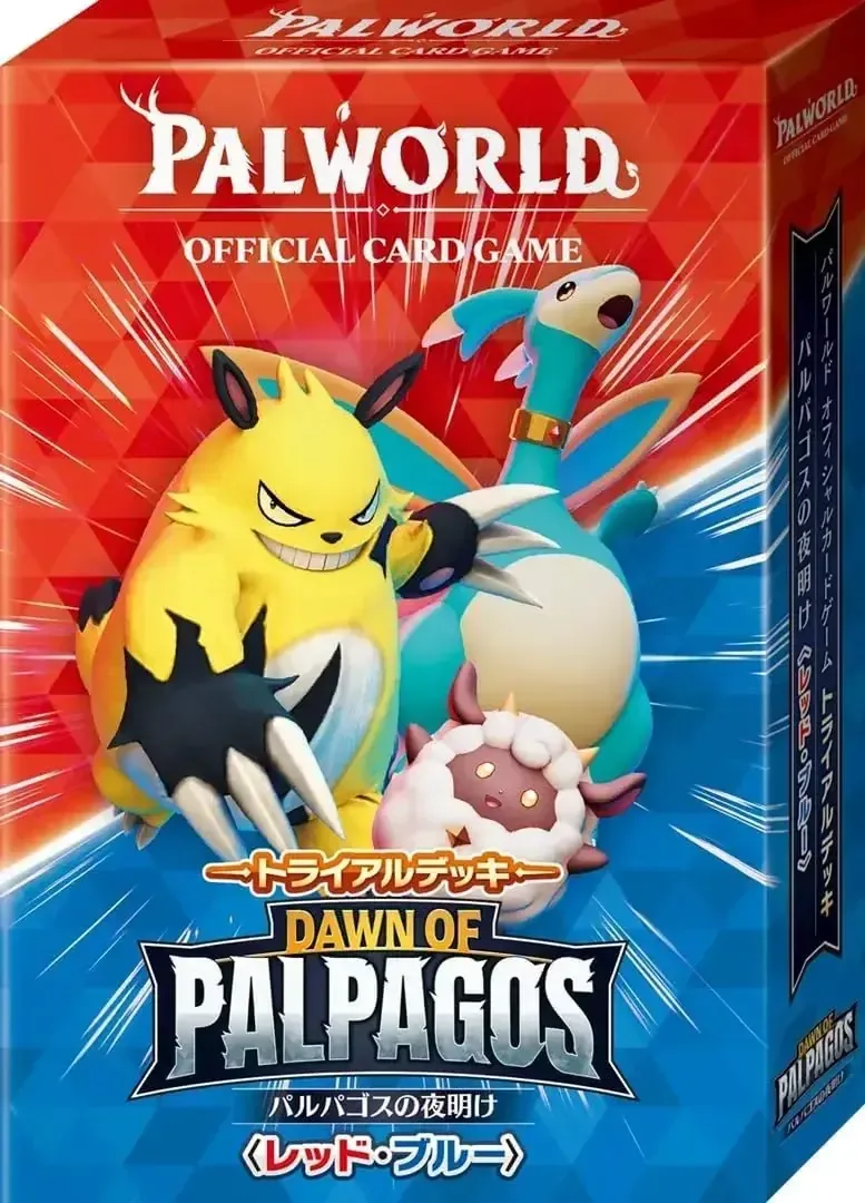 Bushiroad Palworld Card Game Starter Pack Dawn of Palpagos Red Blue Japanese Box