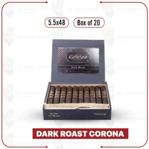 Cafeina Dark Roast Corona 5.5×48 Box of 20 Cigars