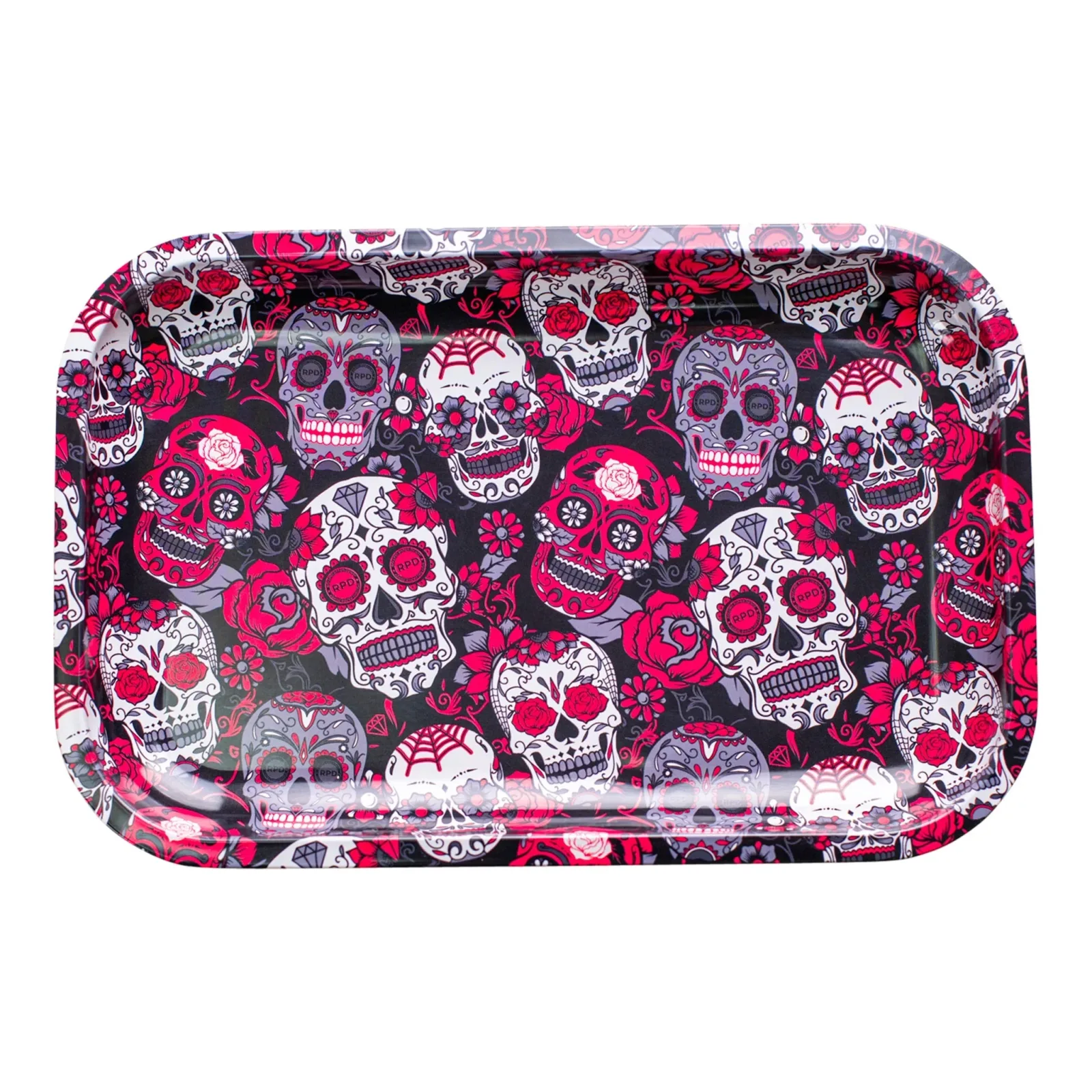Calaveras Metal Rolling Tray - 11in
