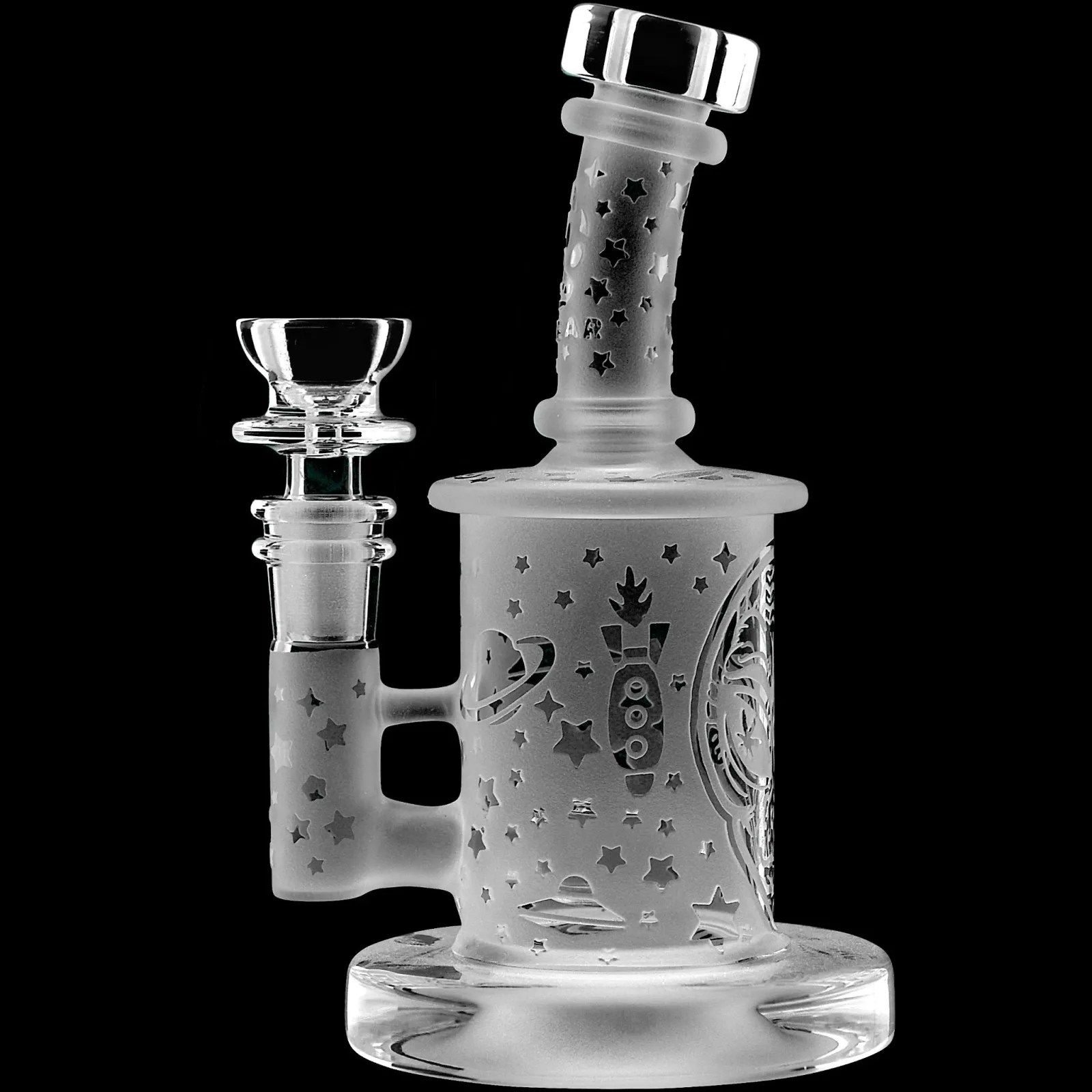Calibear Sandblasted Flower Of Life Mini Can Bong - Image 2