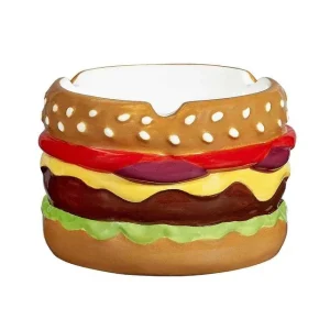 Ceramic Cheeseburger Ashtray