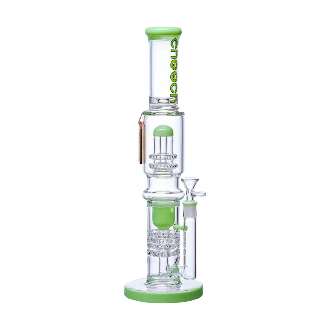 Cheech Glass 16" Shower Head Recycler Water Pipe