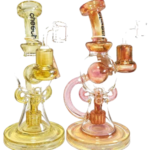 Cheech Glass 8" Fumed Recycler Rig