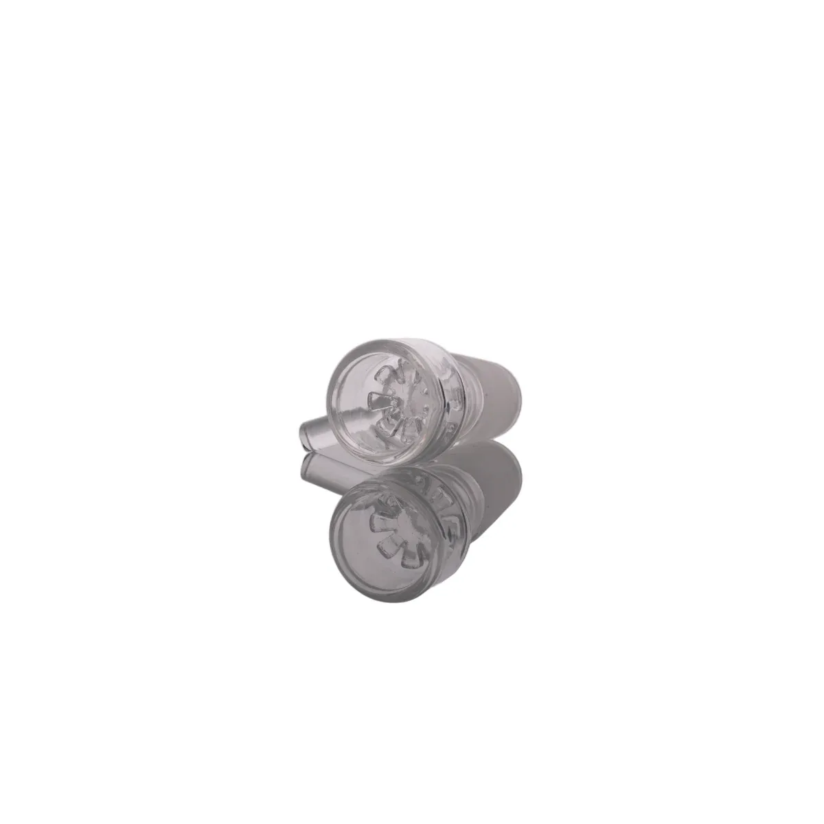 Clear Bowl w/ Handle & Filter 18mm Male Joint - Image 2