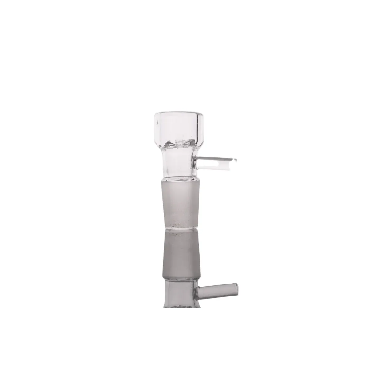 Clear Bowl w/ Handle & Filter 18mm Male Joint