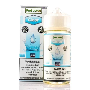 Clear Tobacco Free Nicotine E-Juice 100ml | Pod Juice